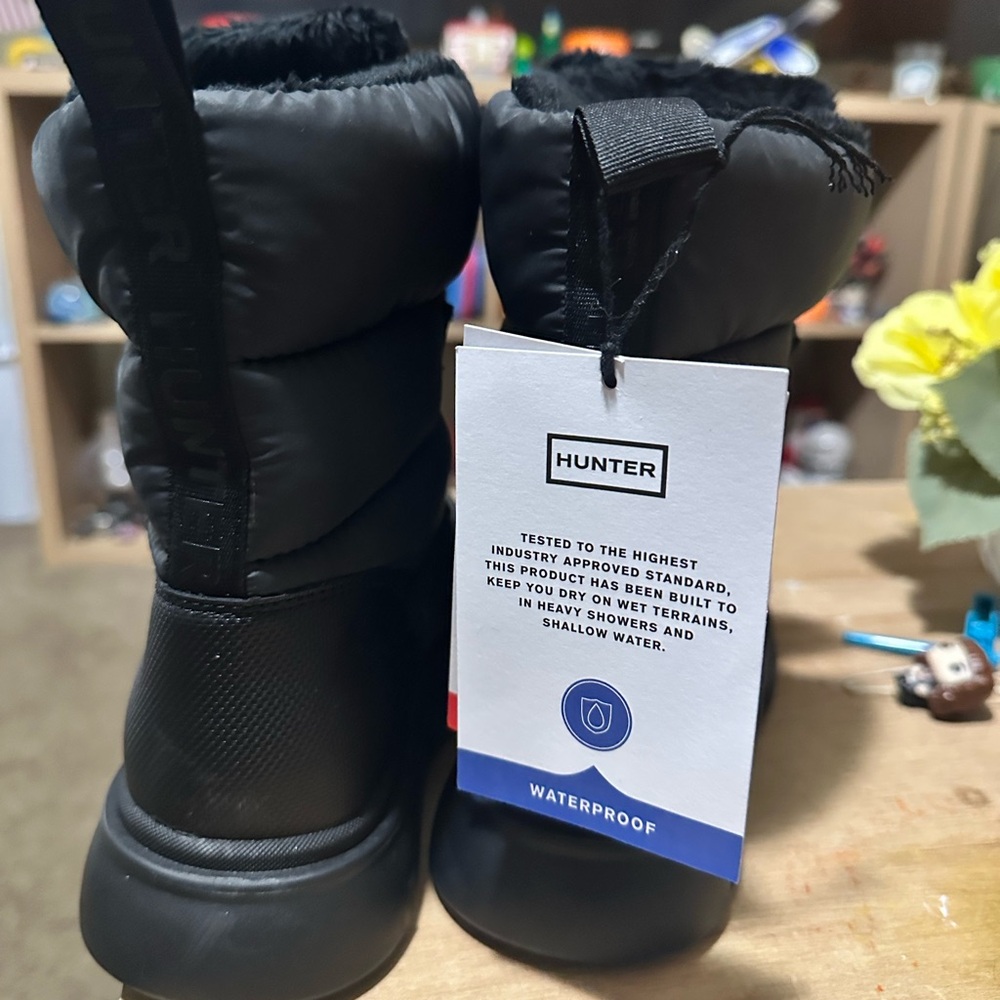Hunter Black Waterproof Boots